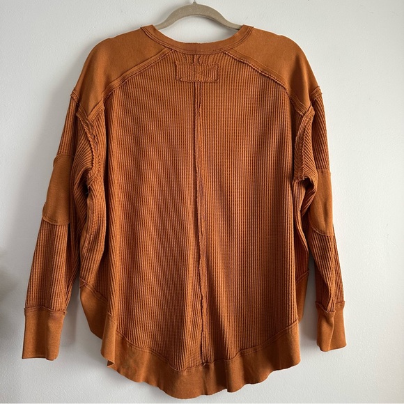 We The Free Owen Thermal Knit Top in Autumn Wildflower - Picture 6 of 8